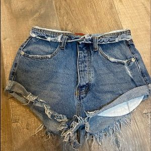 signature 8 denim shorts